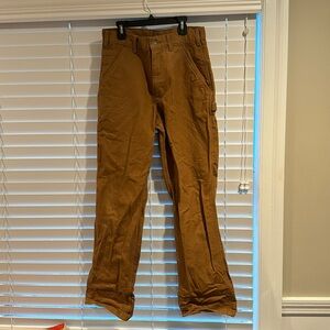 Carhartt brown cargo pants 30x32